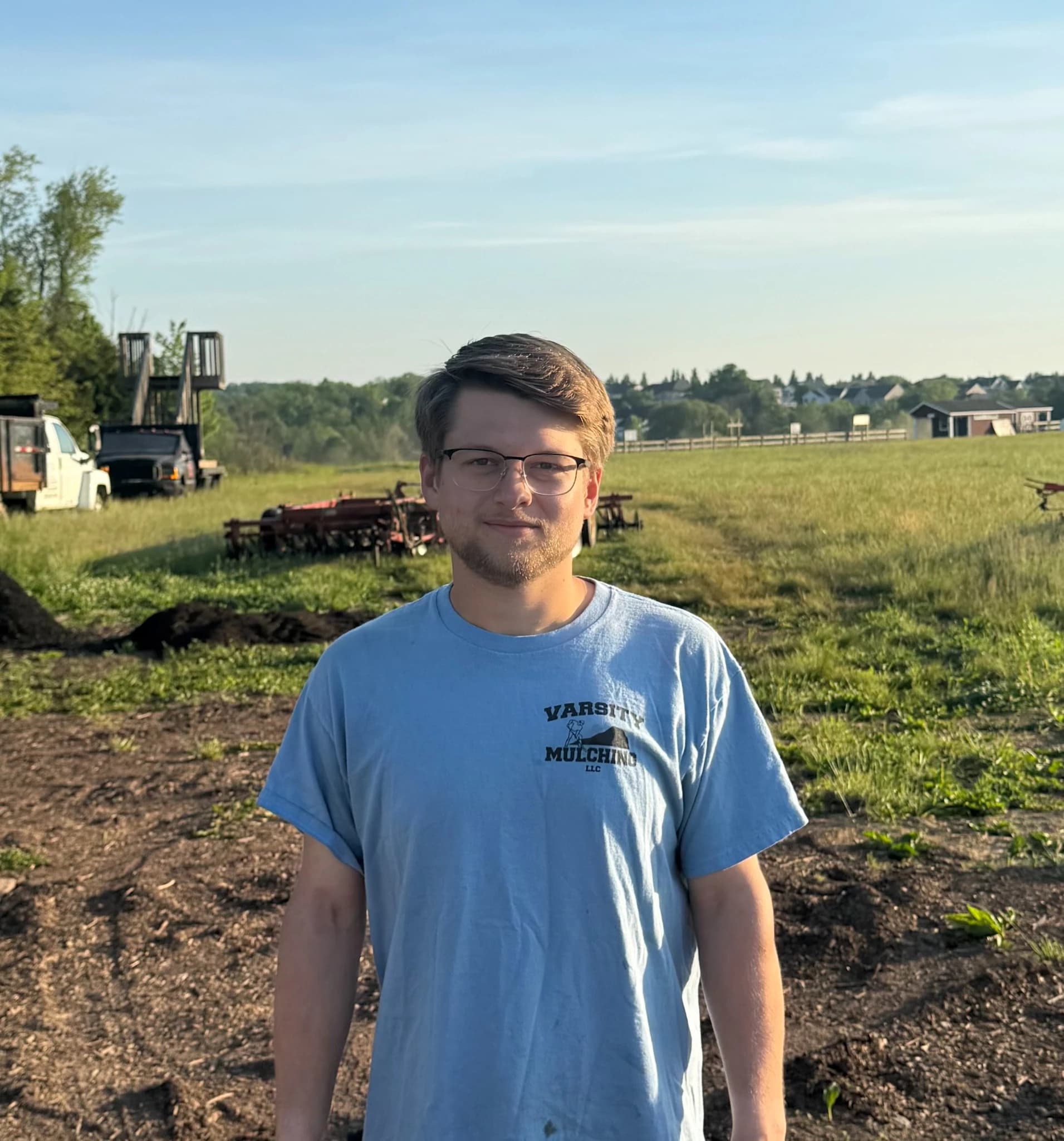 Szymon, Crew Lead at Varsity Mulching